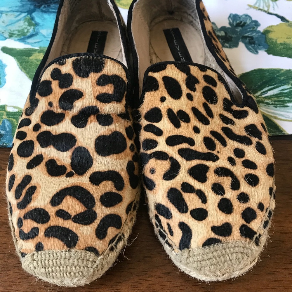 Steven by Steve Madden leopard espadrille flats!